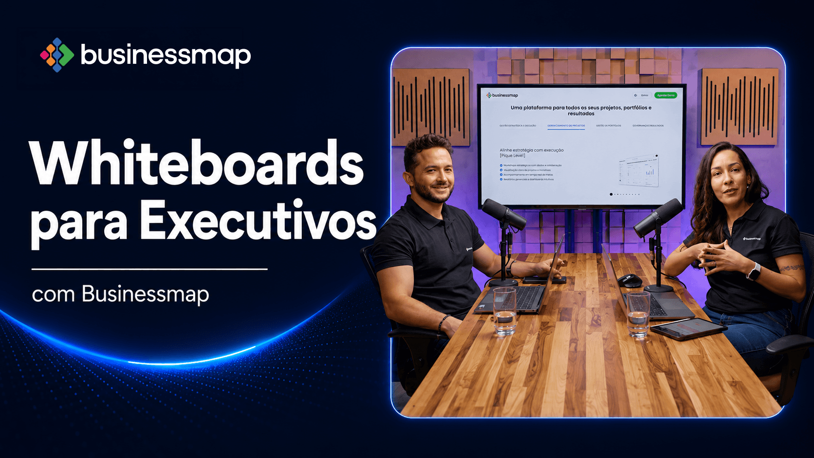 Whiteboards para Executivos: visibilidade total sem perder tempo