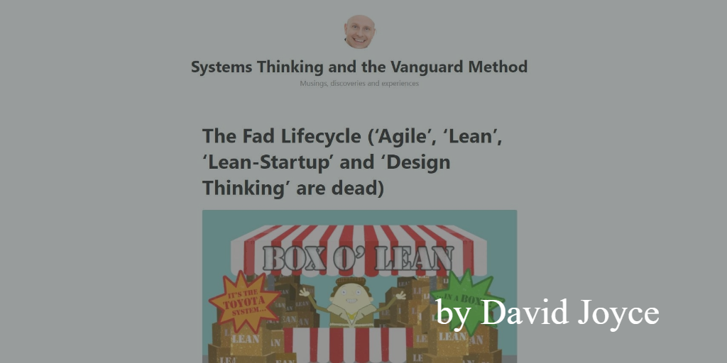 Lean blog - david joyce