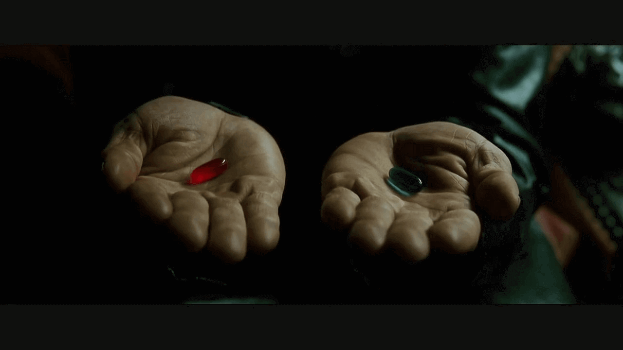 You can take the blue pill and continue to believe that Kanban is just those stickies on the whiteboard. Alternatively, you can take the red pill and follow the white rabbit in the Kanban chasm (Kanbasm).