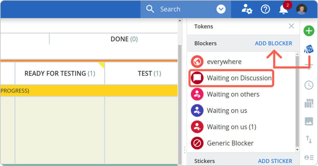 add a kanban blocker to your kanban board with kanbanize